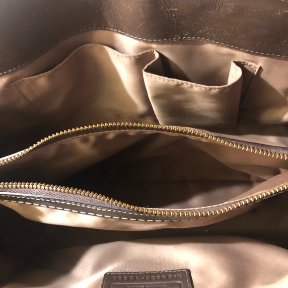 Coach Handbag Patchwork Turnlock Canvas Satchel/shoulder Bag/matching wallet - Picture 8 of 15